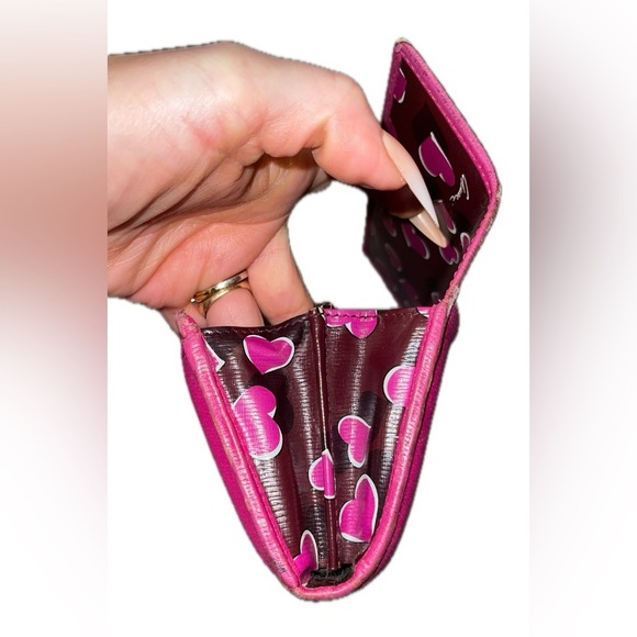 🩷 Gucci Heart Interlocking GG Long Continental Snap Wallet Pink Limited Edition - Picture 8 of 15